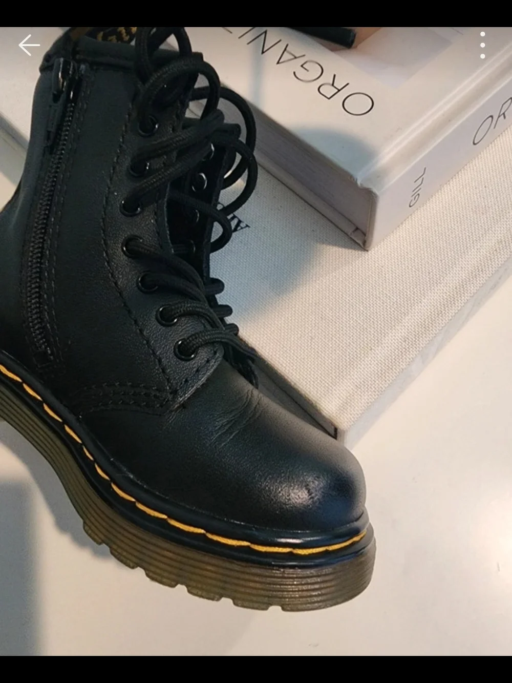 Dr. Martens Kids Side Zip Boots Size 7